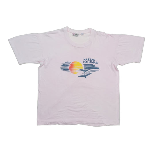 1970s Nassau Bahamas Sunset Shirt Front