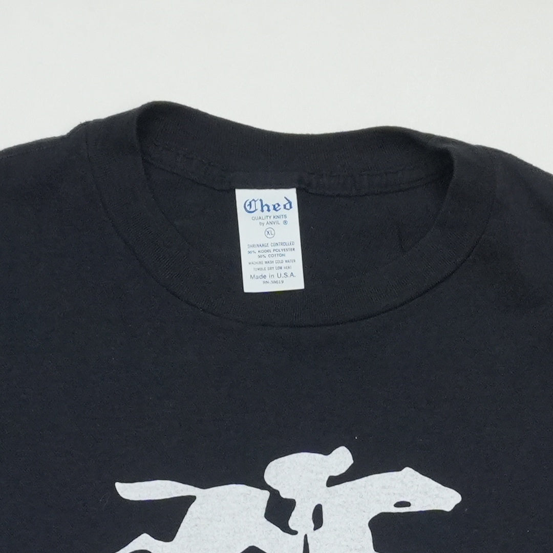 1980s Saratoga Horse Racing Sleeveless Shirt Tag
