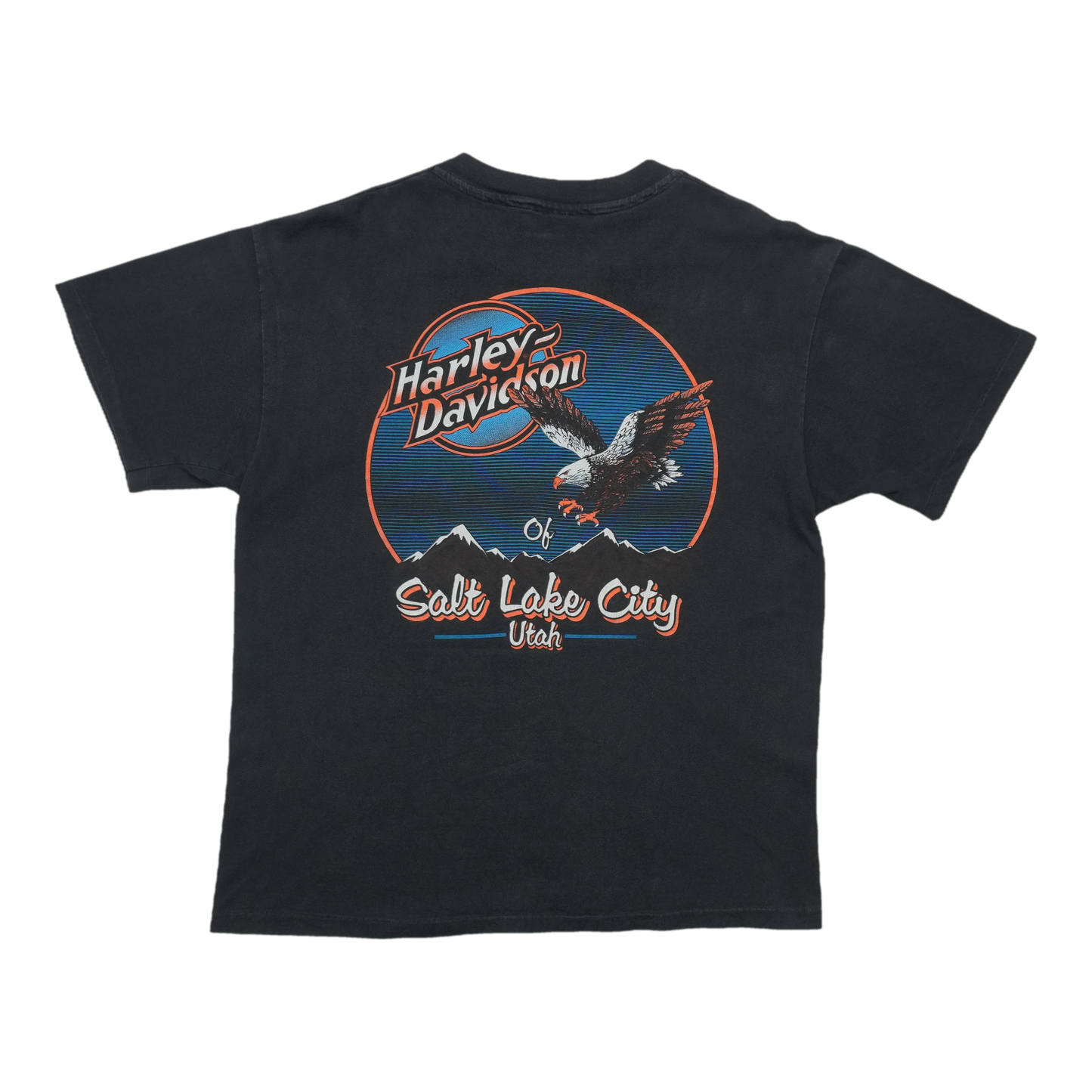 1990s Harley Davidson Swooping Eagle ShirtBack