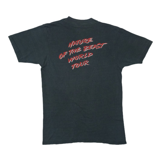 1981 April Wine Nature Of The Beast Tour Shirt Back