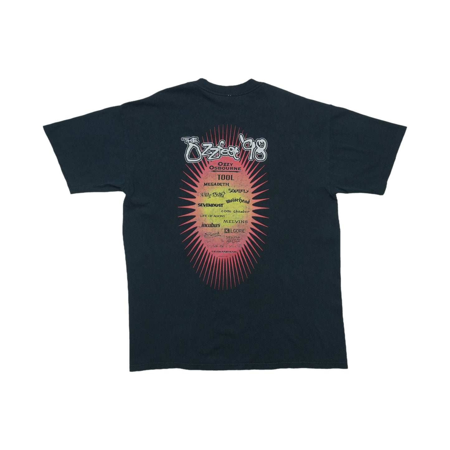 1998 Ozzfest Ozzy Osbourne Tour Shirt Back