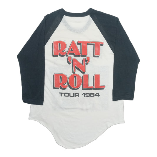 1984 Ratt N Roll Tour Raglan Shirt Back