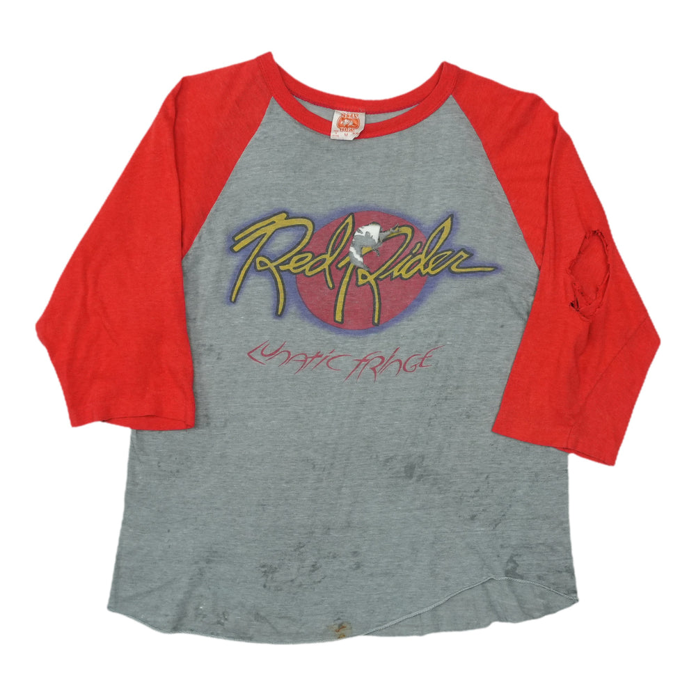 1981 Red Rider Lunatic Fringe Raglan Shirt Front