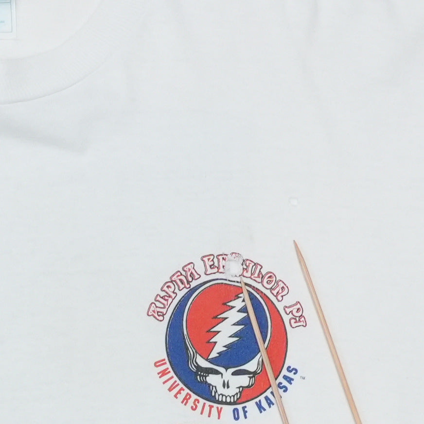 1997 Alpha Epsilon Pi University Of Kansas Grateful Dead Rush Shirt Detail 3