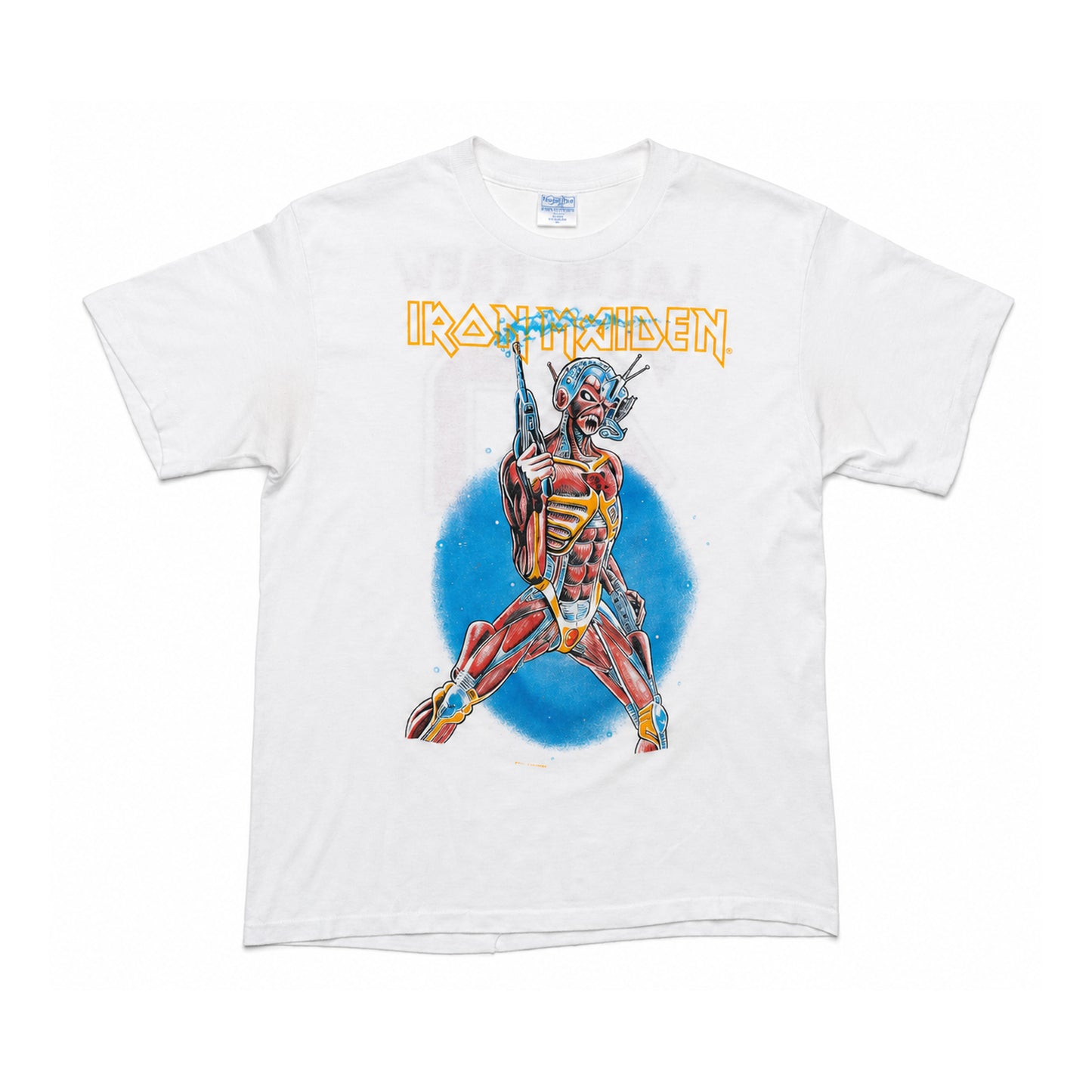 1987 Iron Maiden Somewhere In Time Local Krew Tour Shirt