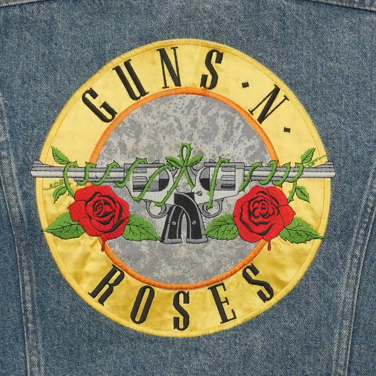 1990s Guns N' Roses Lee Denim Jacket Back Detail 1