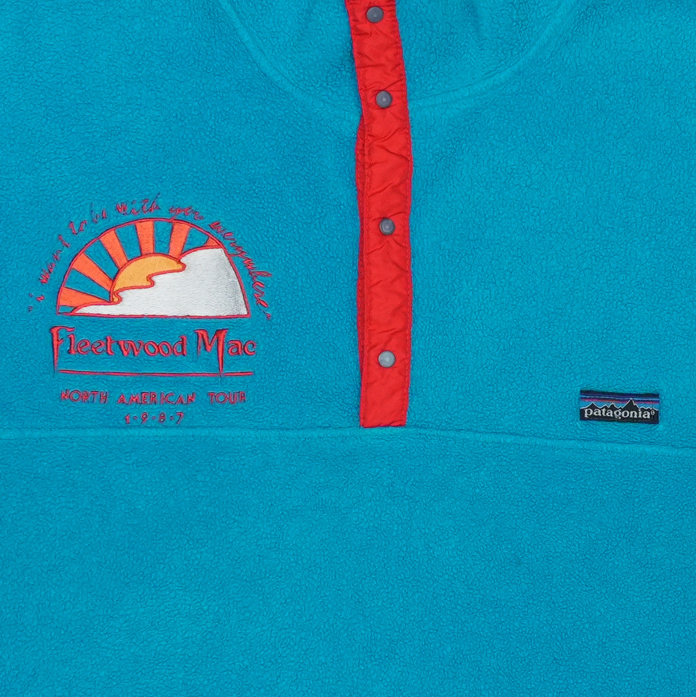 1987 Fleetwood Mac Patagonia Tour Crew Sweatshirt Pullover