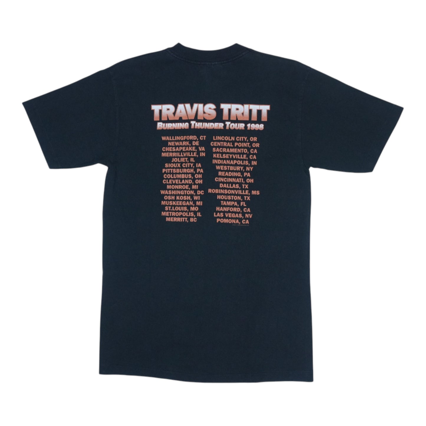 1998 Travis Tritt Burning Thunder Tour Shirt