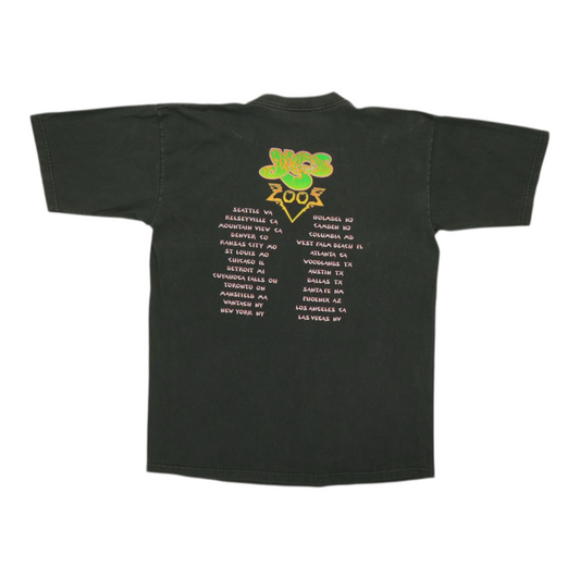 2002 Yes Tales From Topographic Oceans Tour Shirt Back