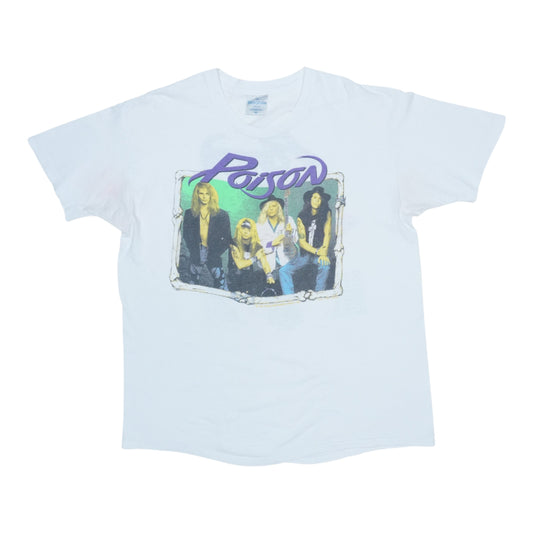 1990 Poison Flesh & Blood Tour Shirt