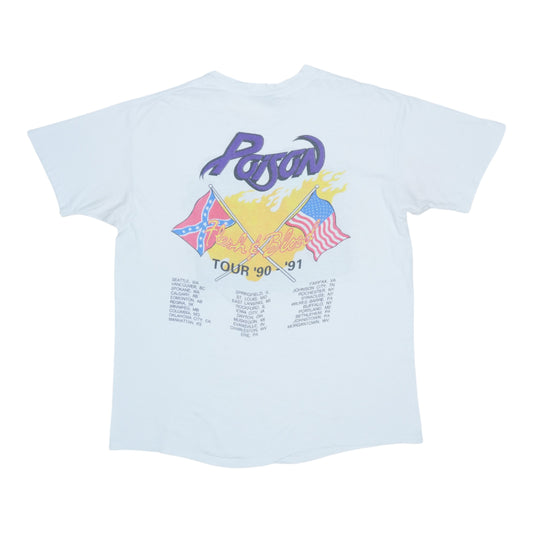 1990 Poison Flesh & Blood Tour Shirt