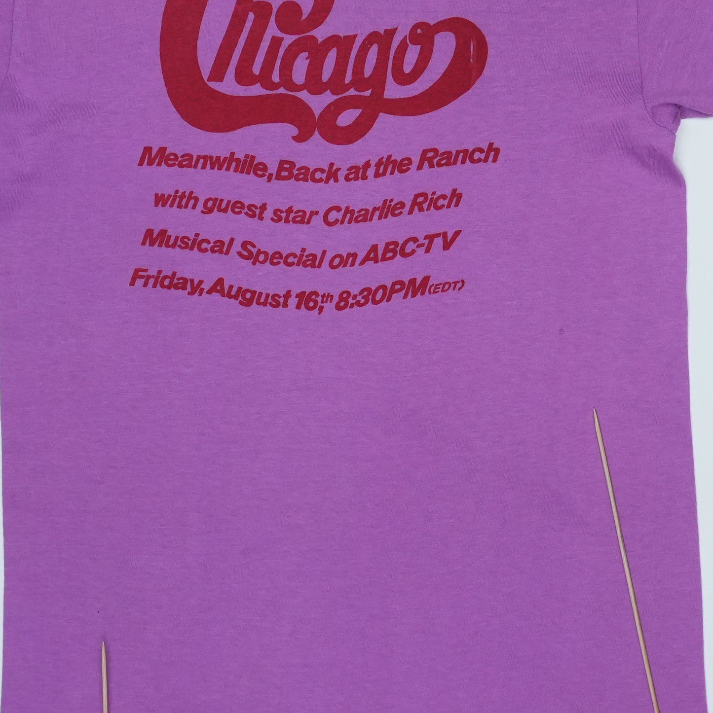 1974 Chicago Meanwhile Back At The Ranch ABC TV Special Shirt