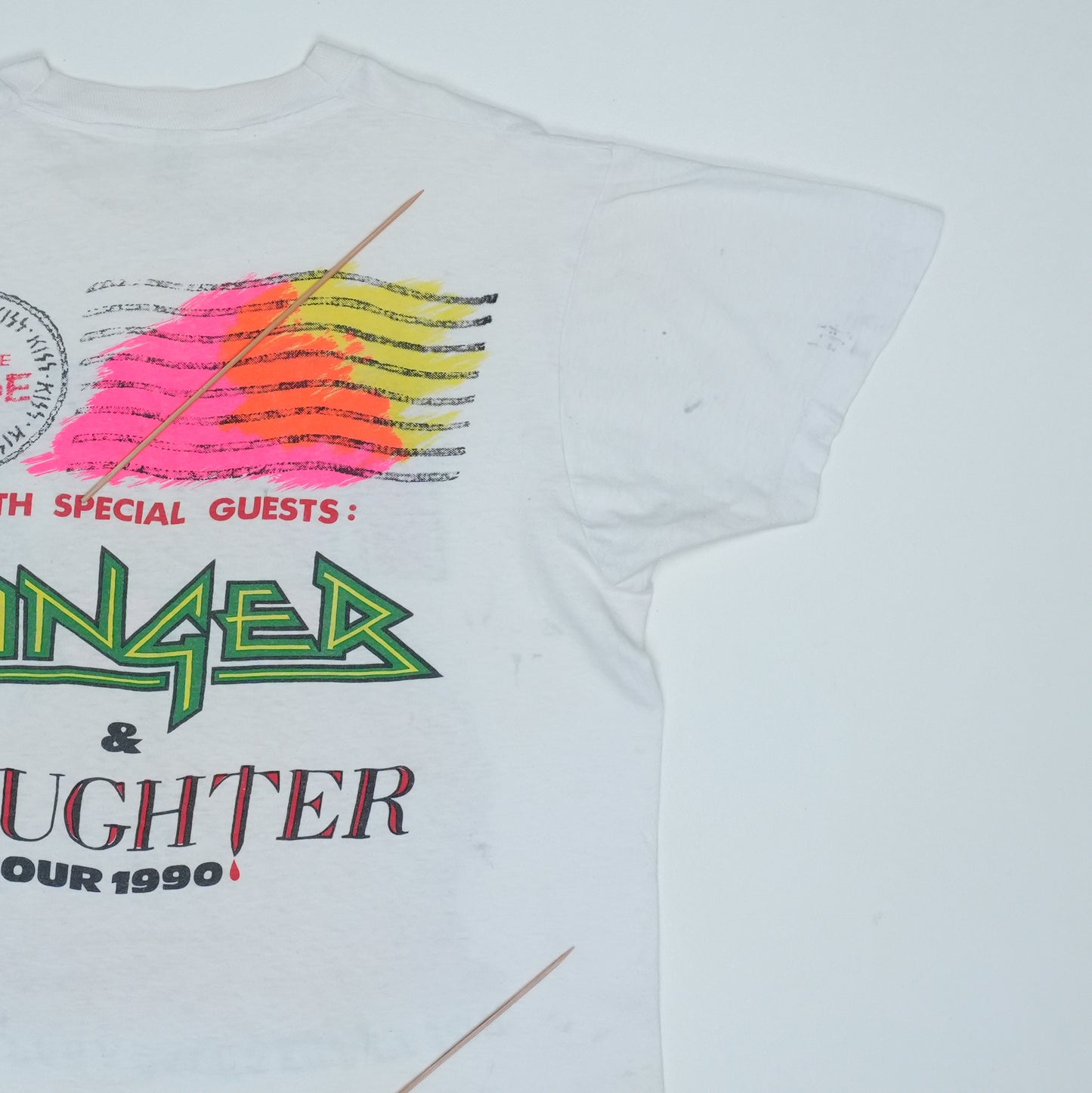 1990 Kiss Hot In The Shde Tour Shirt