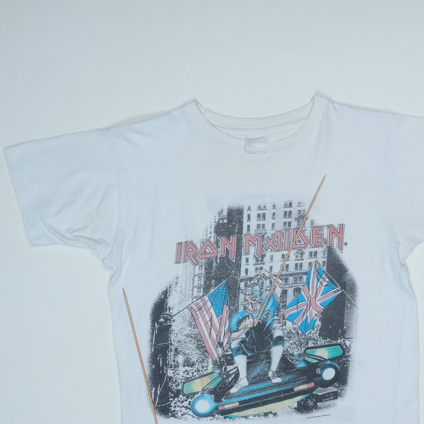1987 Iron Maiden Somewhere In New York Concert Shirt