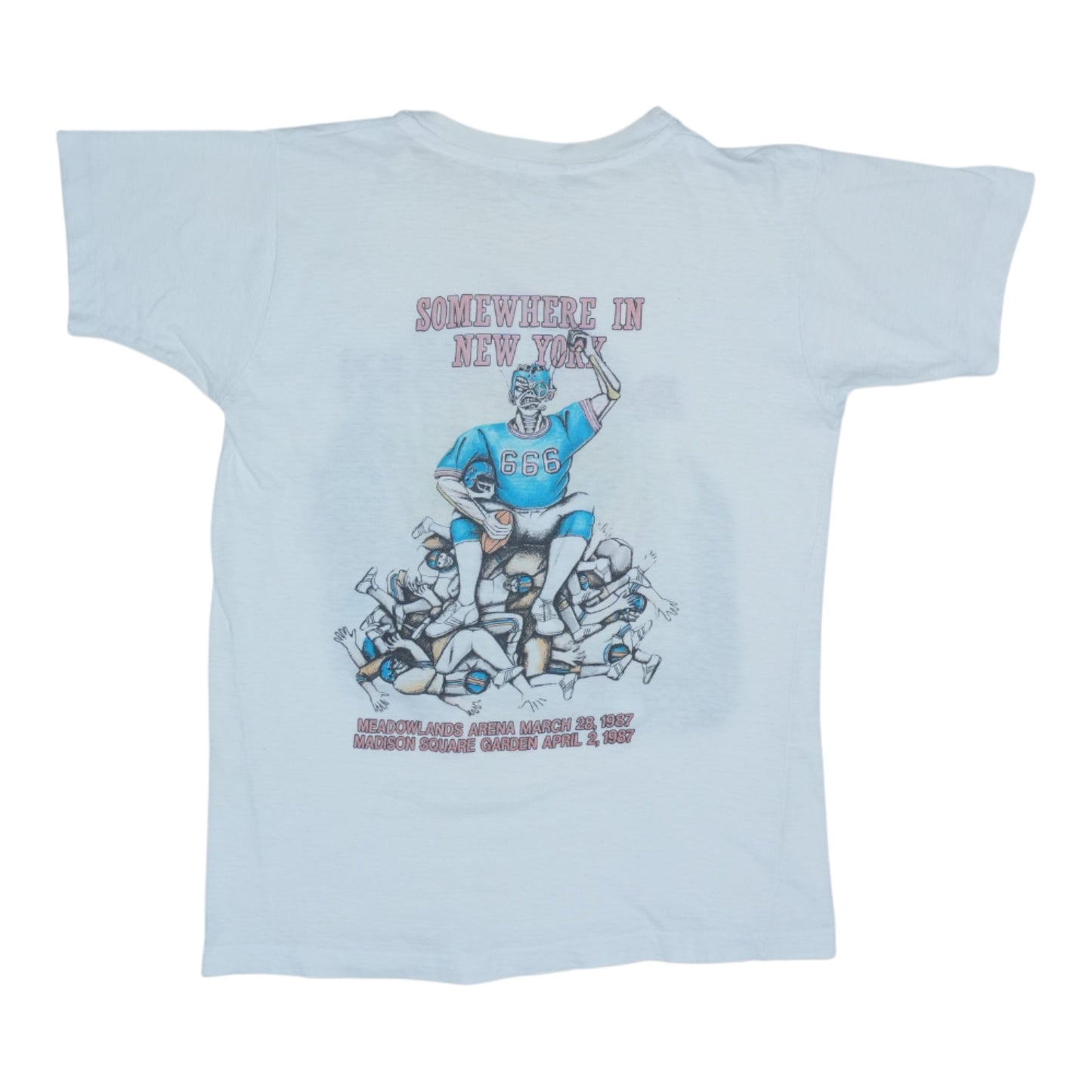 1987 Iron Maiden Somewhere In New York Concert Shirt