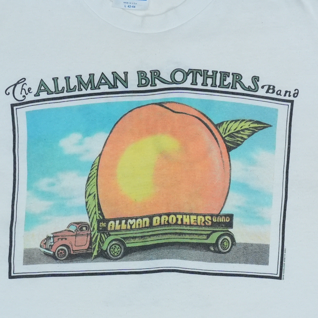 1990 Allman Brothers Tour Shirt
