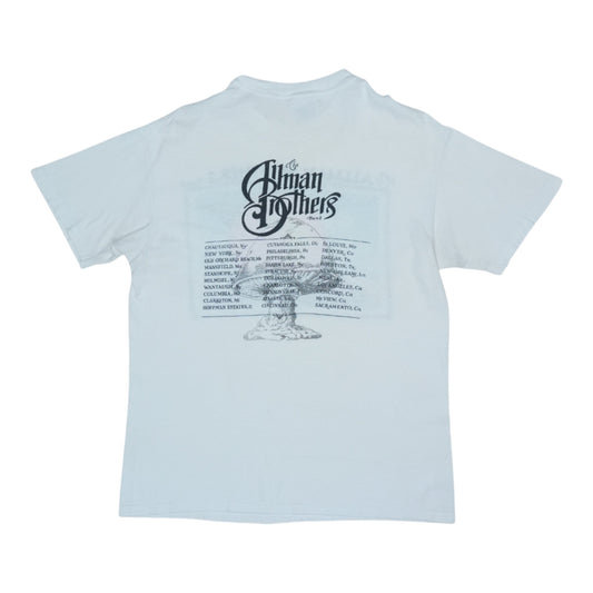 1990 Allman Brothers Tour Shirt Back