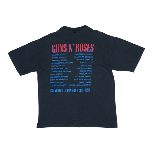 1992 Guns N Roses Use Your Illusion Tour Shirt