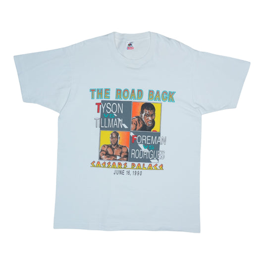 1990 Mike Tyson The Road Back Caesars Palace Event Shirt