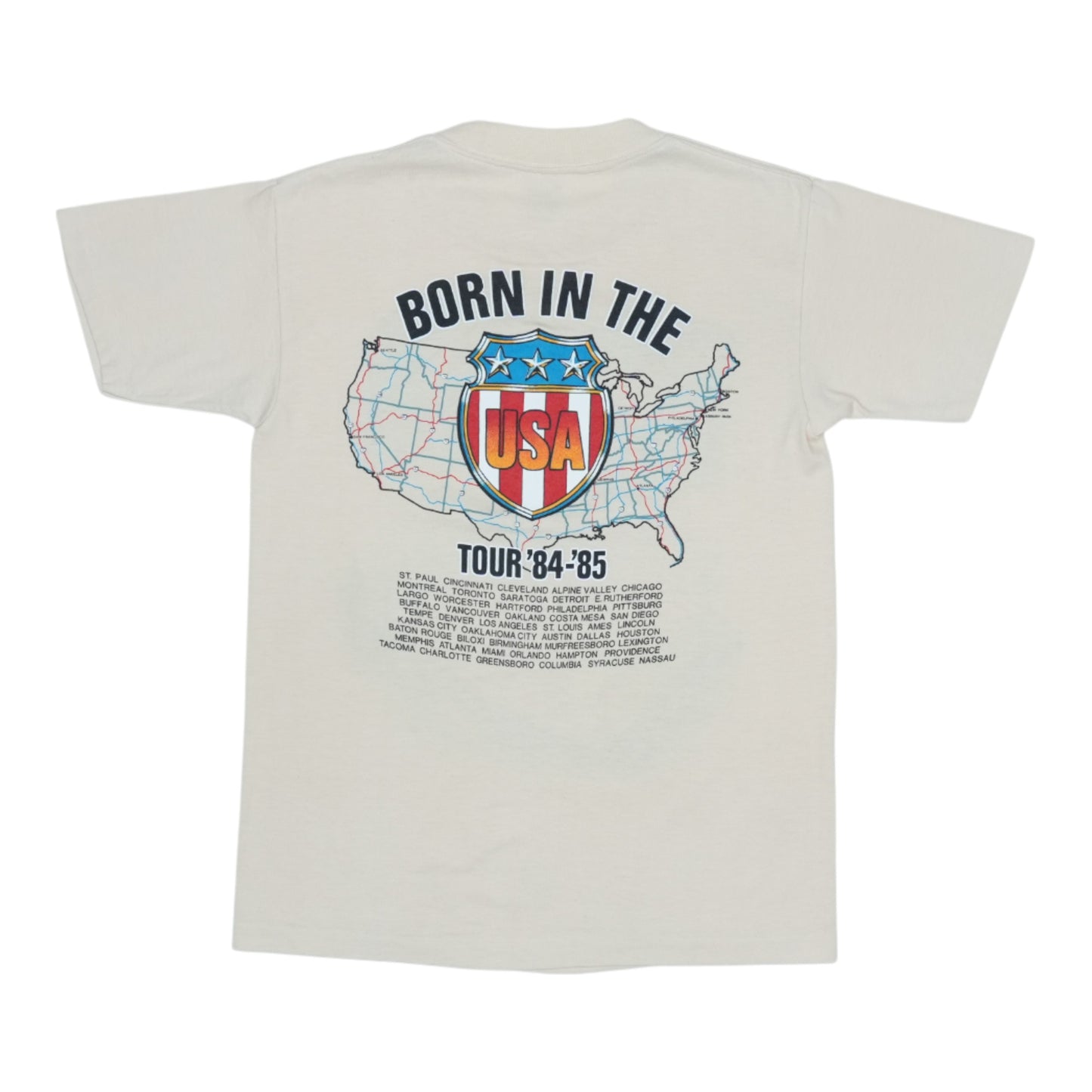 1984 Bruce Springsteen Born In The USA Tour Shirt