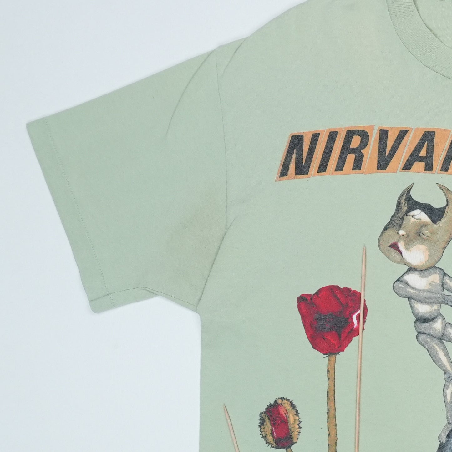1993 Nirvana Incesticide Shirt Detail
