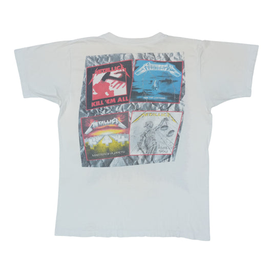 1990 Metallica European Tour Shirt Back
