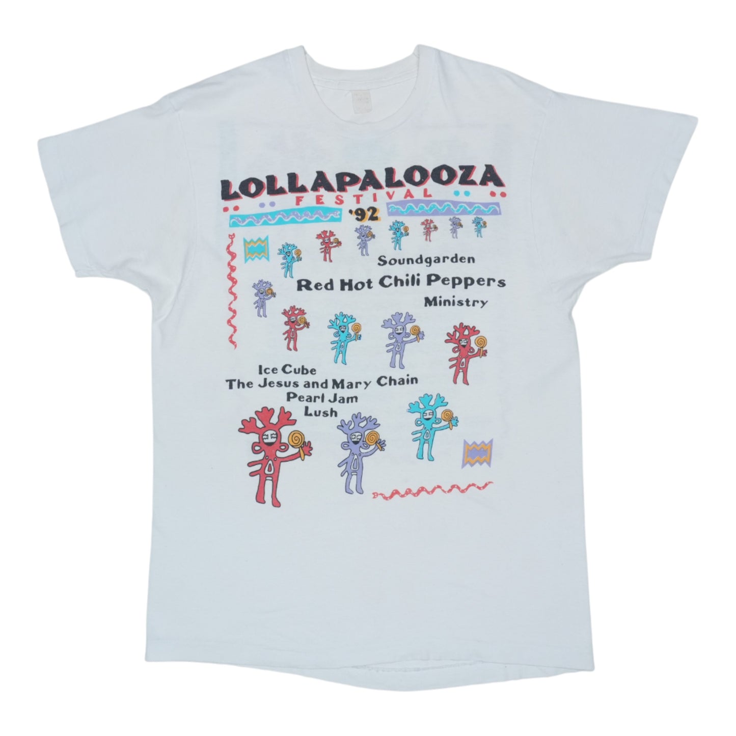 1992 Lollapalooza Music Festival Tour Shirt