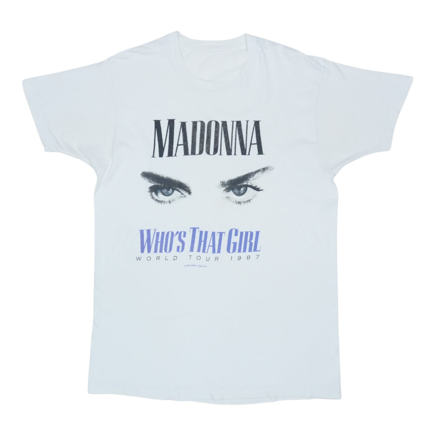 1987 Madonna Who's That Girl Tour Shirt