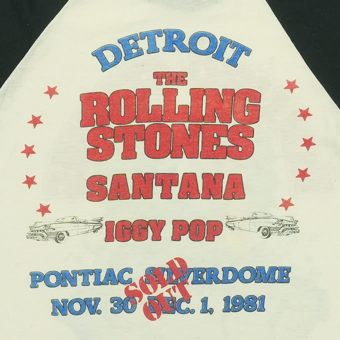 1981 Rolling Stones Tour Jersey Shirt