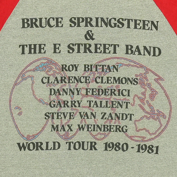 1980 Bruce Springsteen E Street Band Tour Jersey Shirt