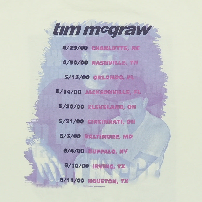 2000 Tim McGraw Tour Shirt