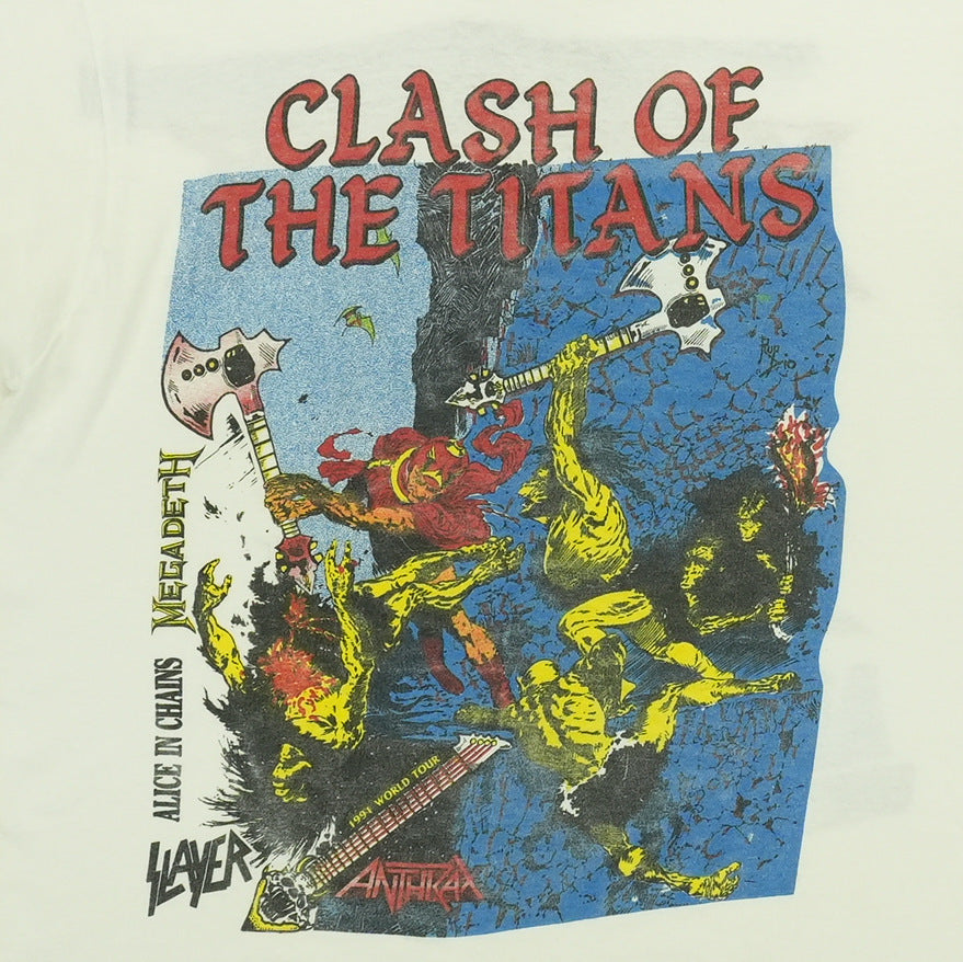 1991 Clash Of The Titans Concert Shirt