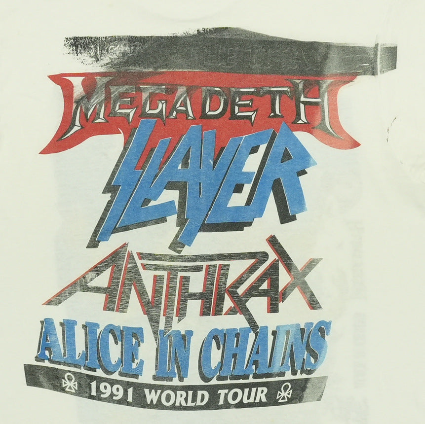 1991 Clash Of The Titans Concert Shirt