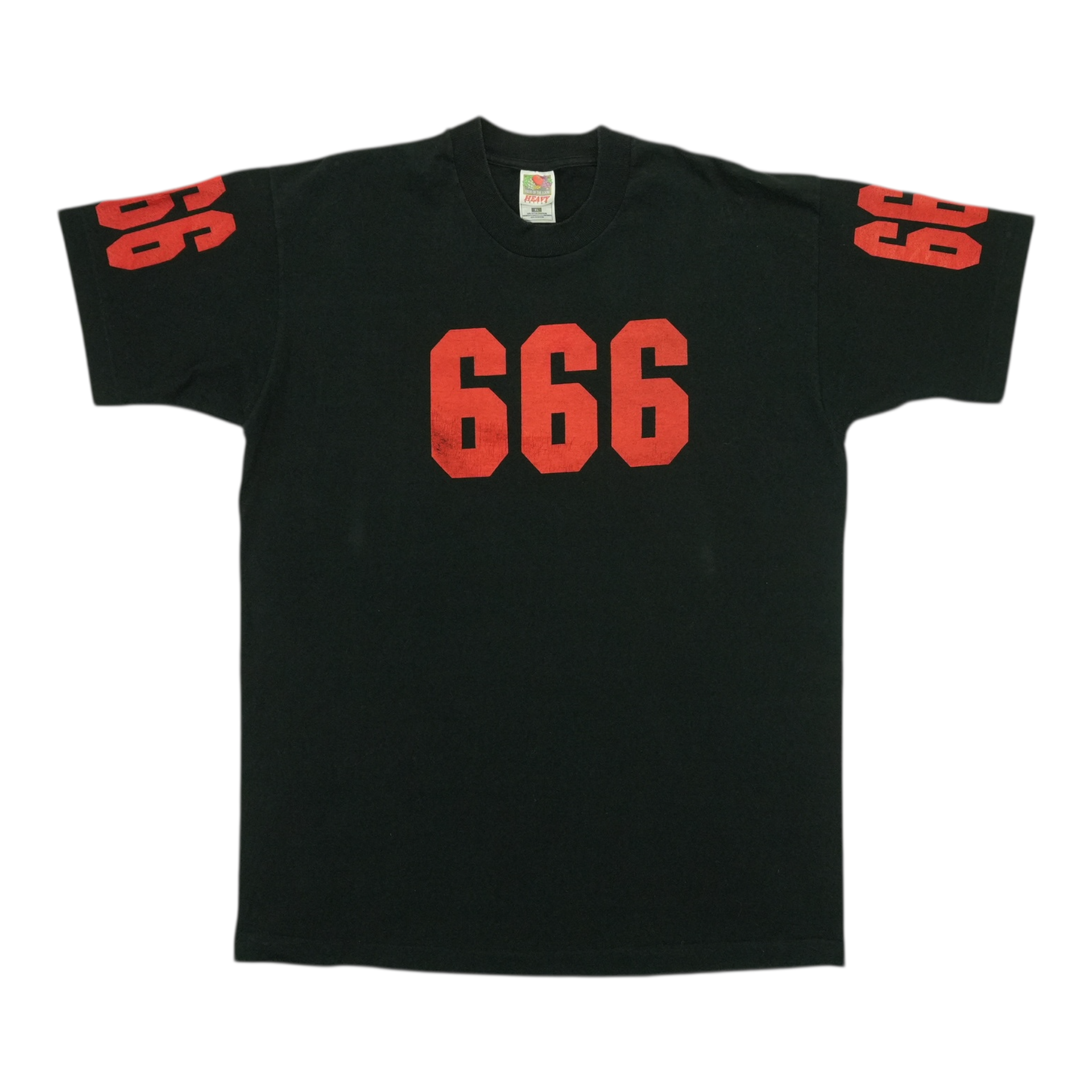 レア90s Vintage Archaic Smile AcidDrop Tee 90s ACID DROP 'ARCHAIC SMILE' RARE WASHED BLACK T-SHIRT