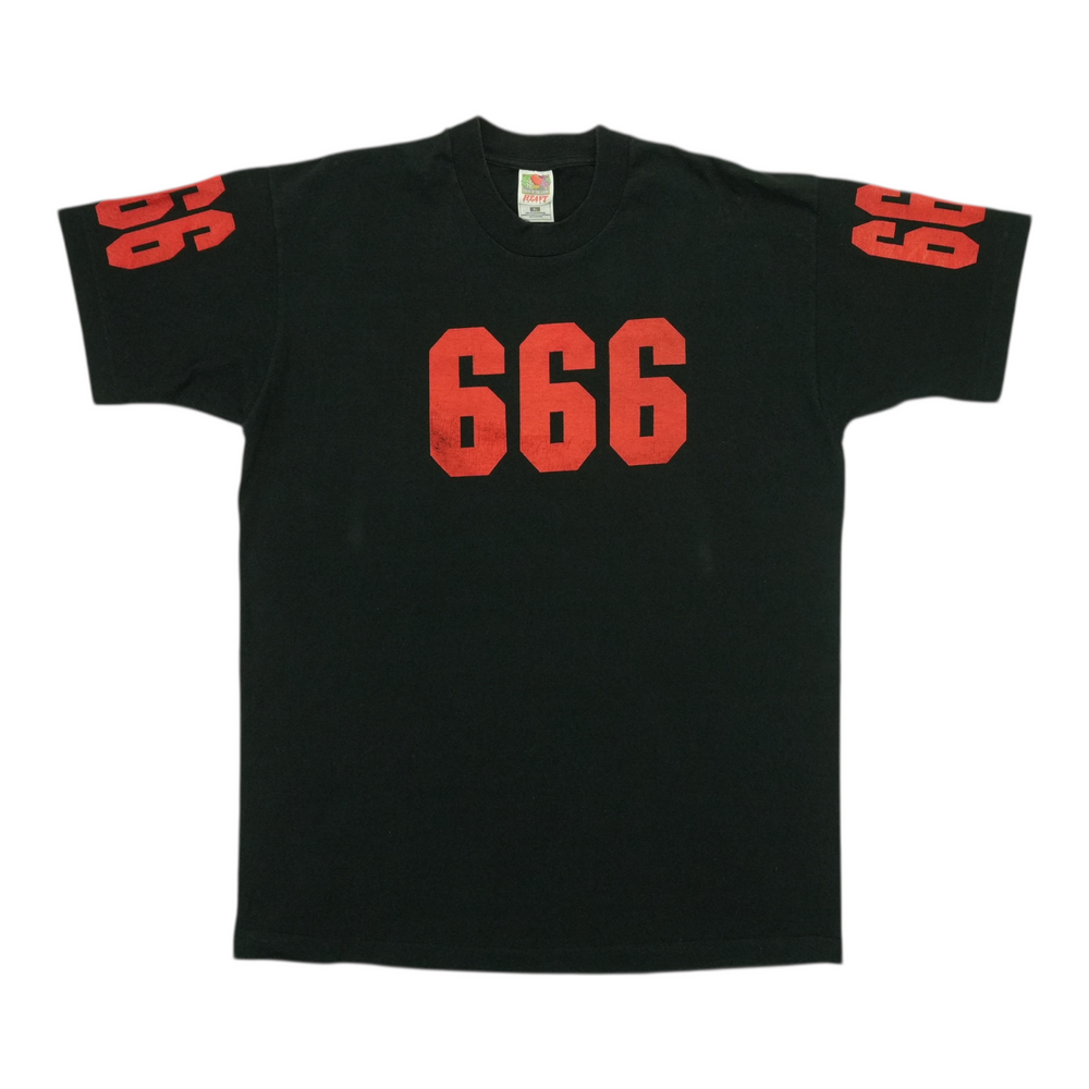 1990s Archaic Smile Beelzebub 666 Shirt