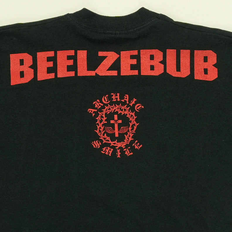 1990s Archaic Smile Beelzebub 666 Shirt
