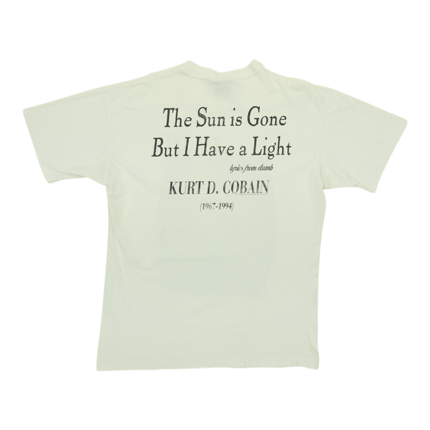 1995 Nirvana Kurt Cobain Unplugged MTV Shirt