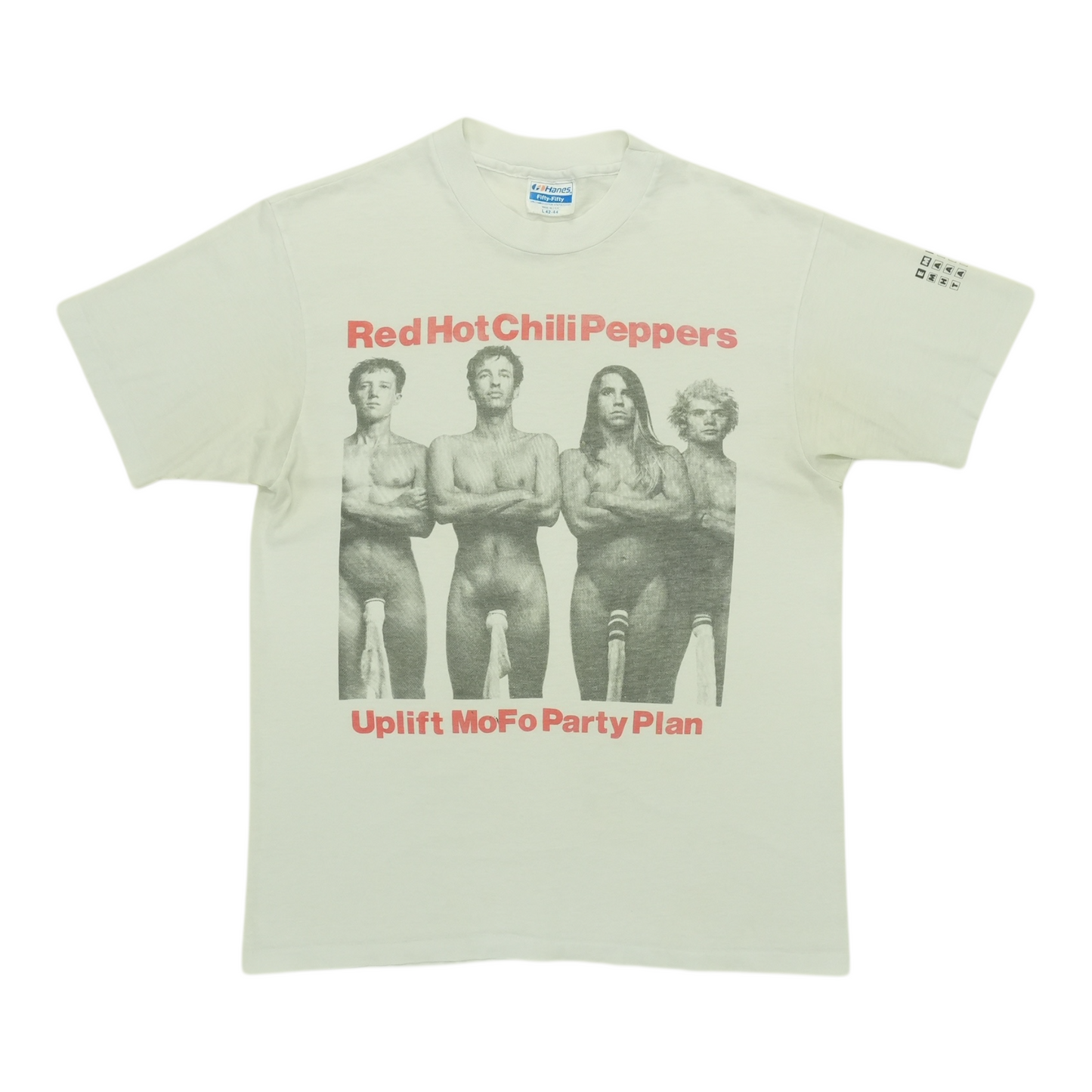 1987 Red Hot Chili Peppers Uplift Mojo Party Plan EMI Promo Shirt