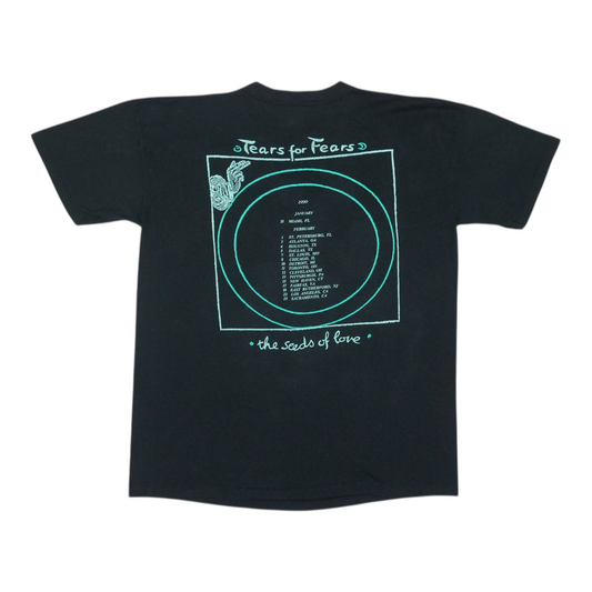 1990 Tears For Fears Seeds Of Love Tour Shirt Back
