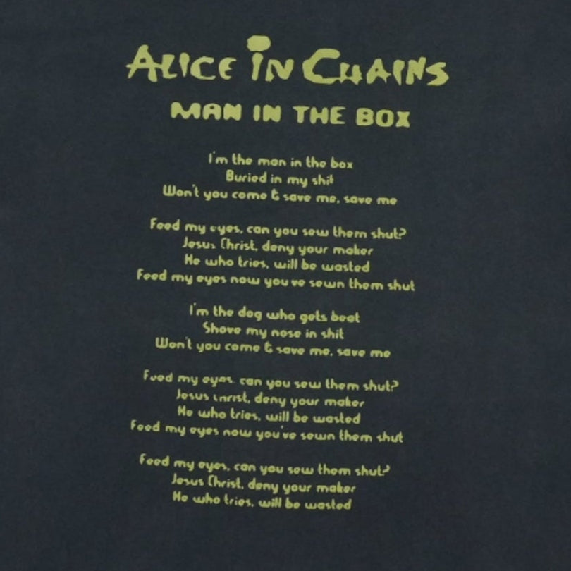 1990s Alice In Chains Man In The Box Shirt