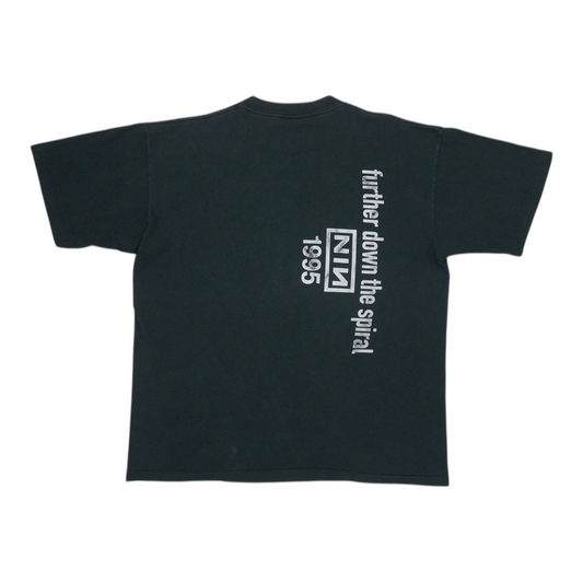 1995 Nine Inch Nails Further Down The Spiral shirt Back