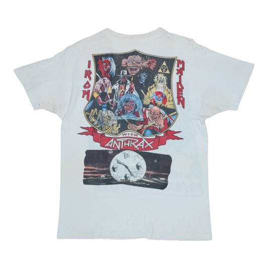 1990 Iron Maiden No Prayer For The Dying Tour Shirt