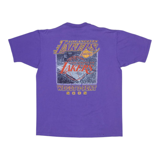 2002 Los Angeles Lakers Three Peat Shirt