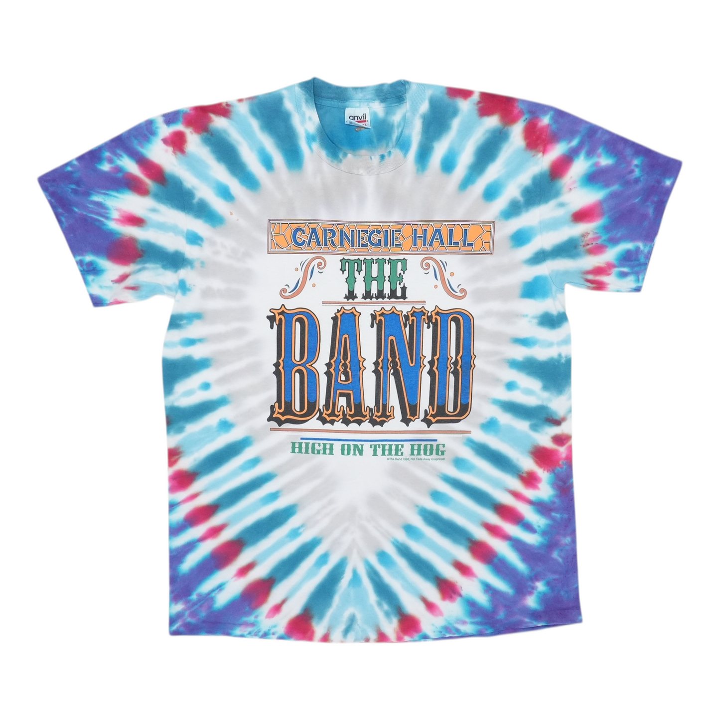 1997 The Band Carnegie Hall Concert Tie Dye Shirt