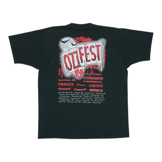 1999 Ozzy Osbourne Ozzfest Tour Shirt Back