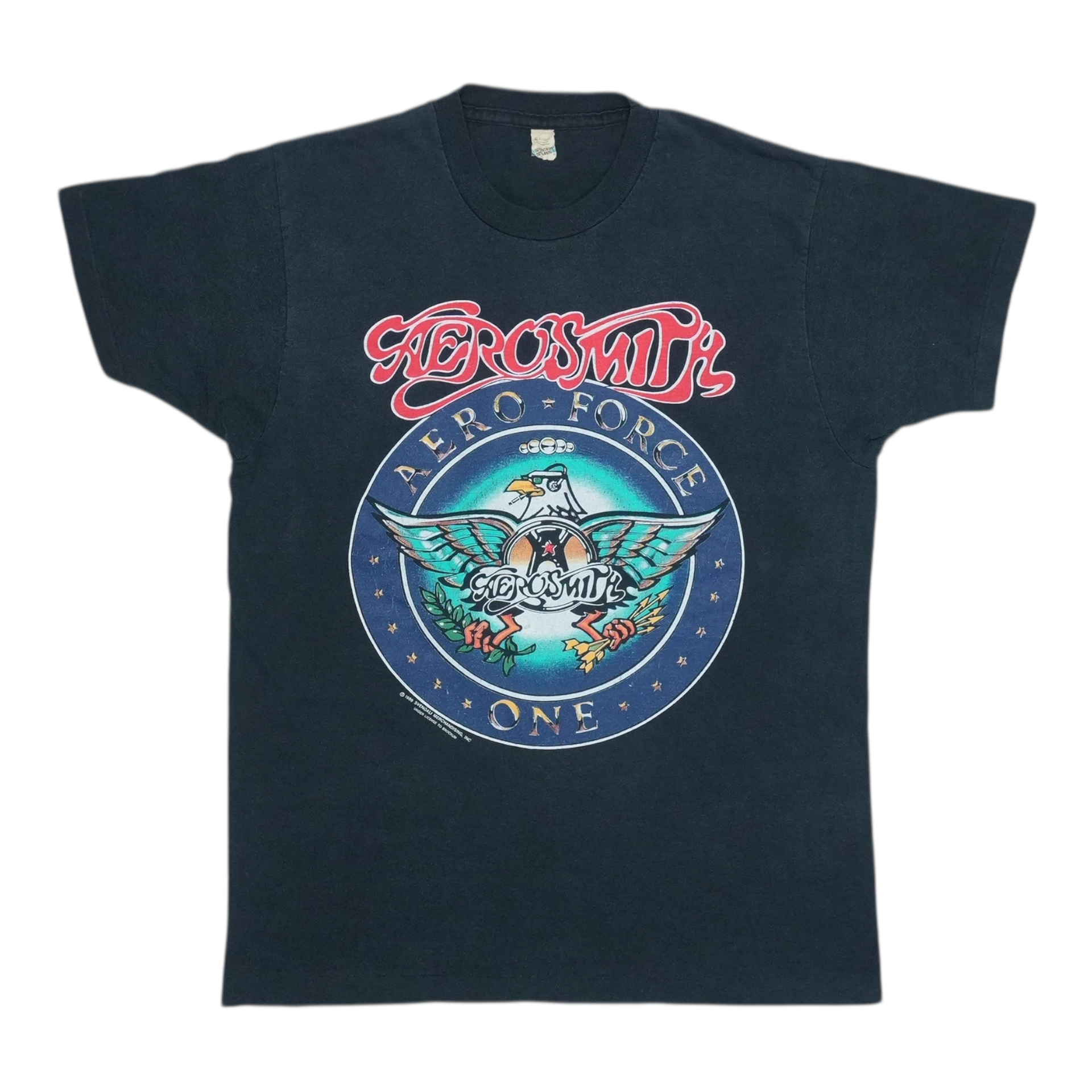 1989 Aerosmith Aero Force One Pump Tour Shirt | Authentic Vintage