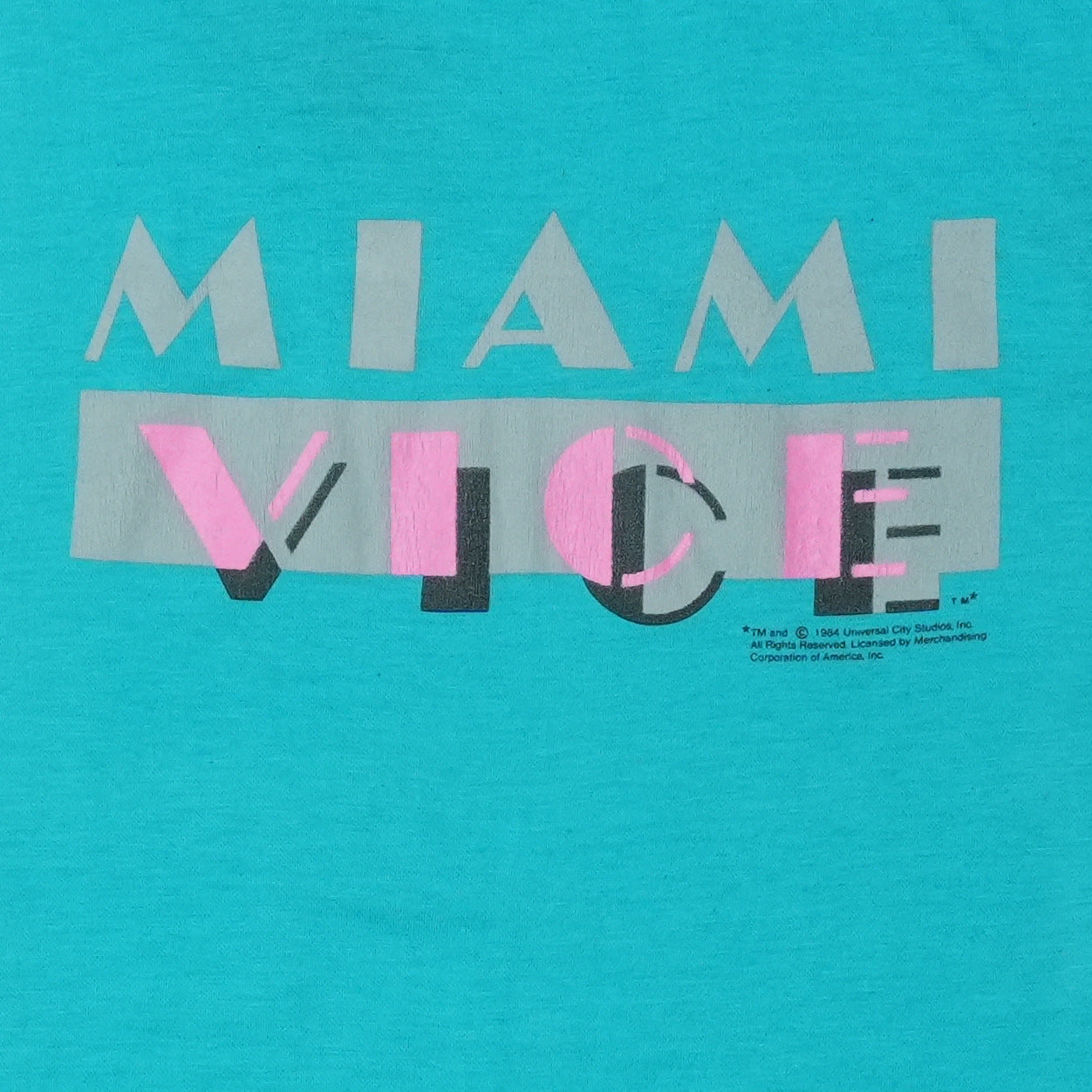1984 Miami Vice Shirt Detail
