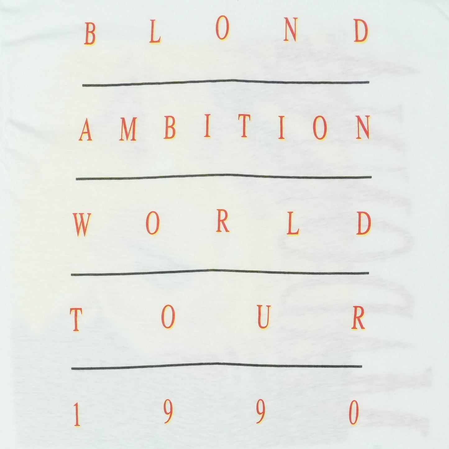 1990 Madonna Blonde Ambition Tour Shirt Detail