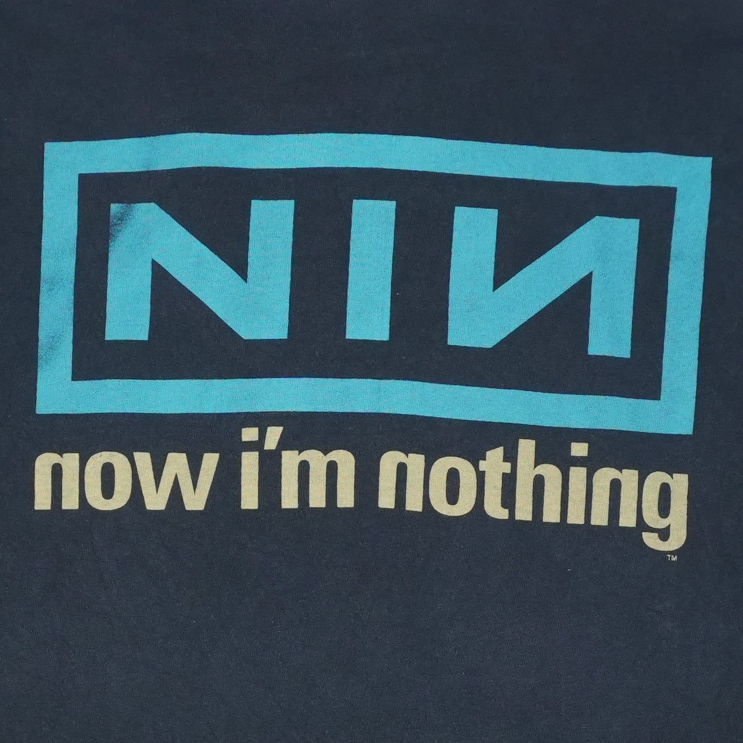 1990s Nine Inch Nails Shirt Detail