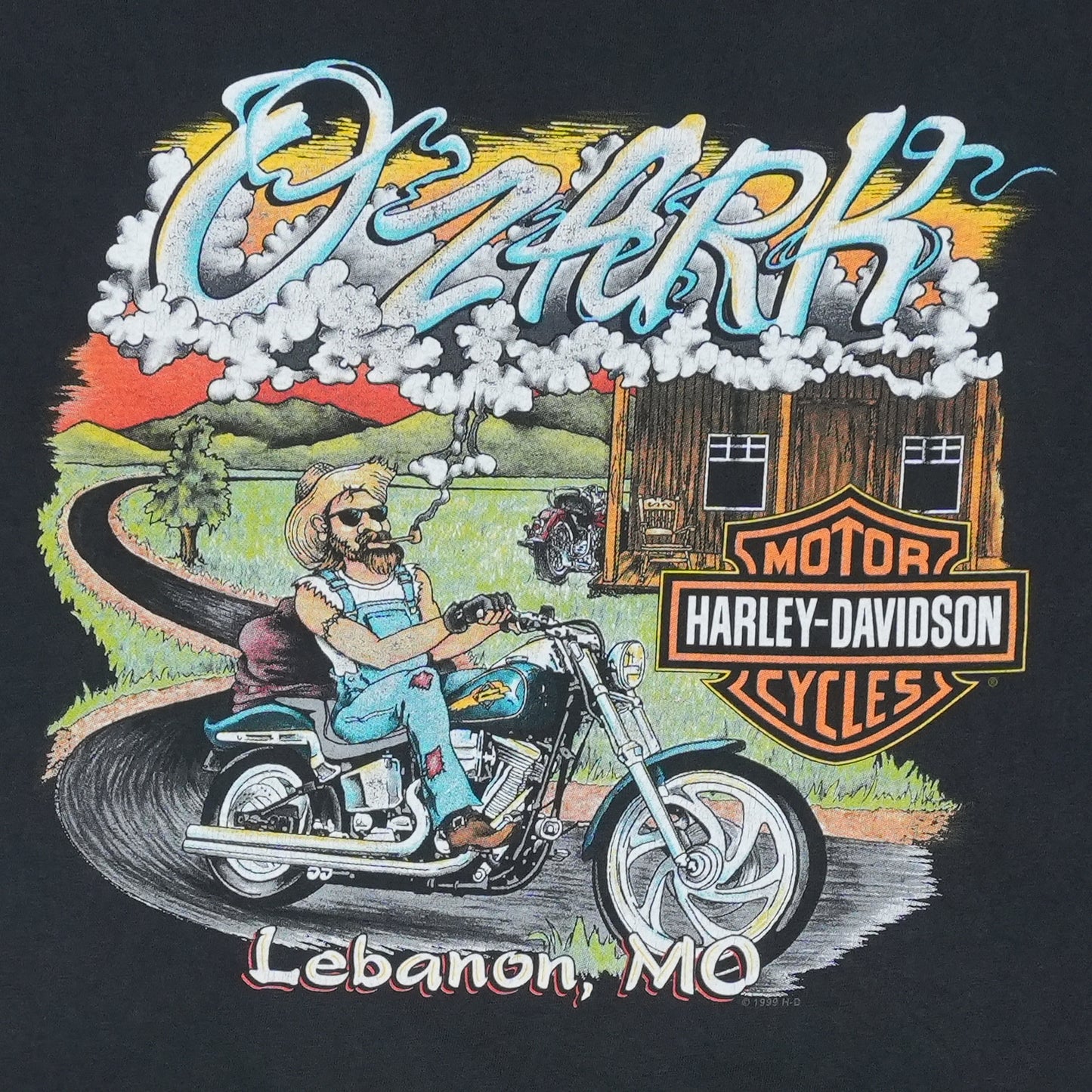 2000 Harley Davidson Ozarks Shirt Detail